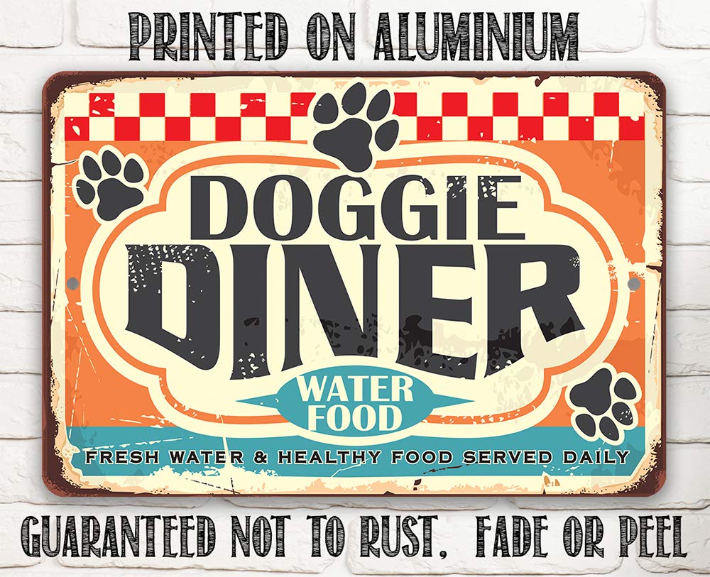 Funny Metal Dog Signs for Home Decor - Indoor/Outdoor Use - Perfect Gift for Dog Lovers
