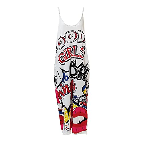 Women's Summer Dresses - Sleeveless Floral Print Strapless Long Maxi Dress for Beach, Vacation & Casual Wear