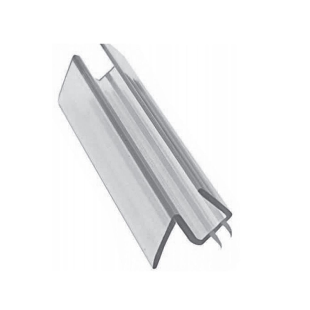 Clear PVC 6mm Semi-Frameless Shower Door Bottom Water Seal Flap - 750mm (29.5