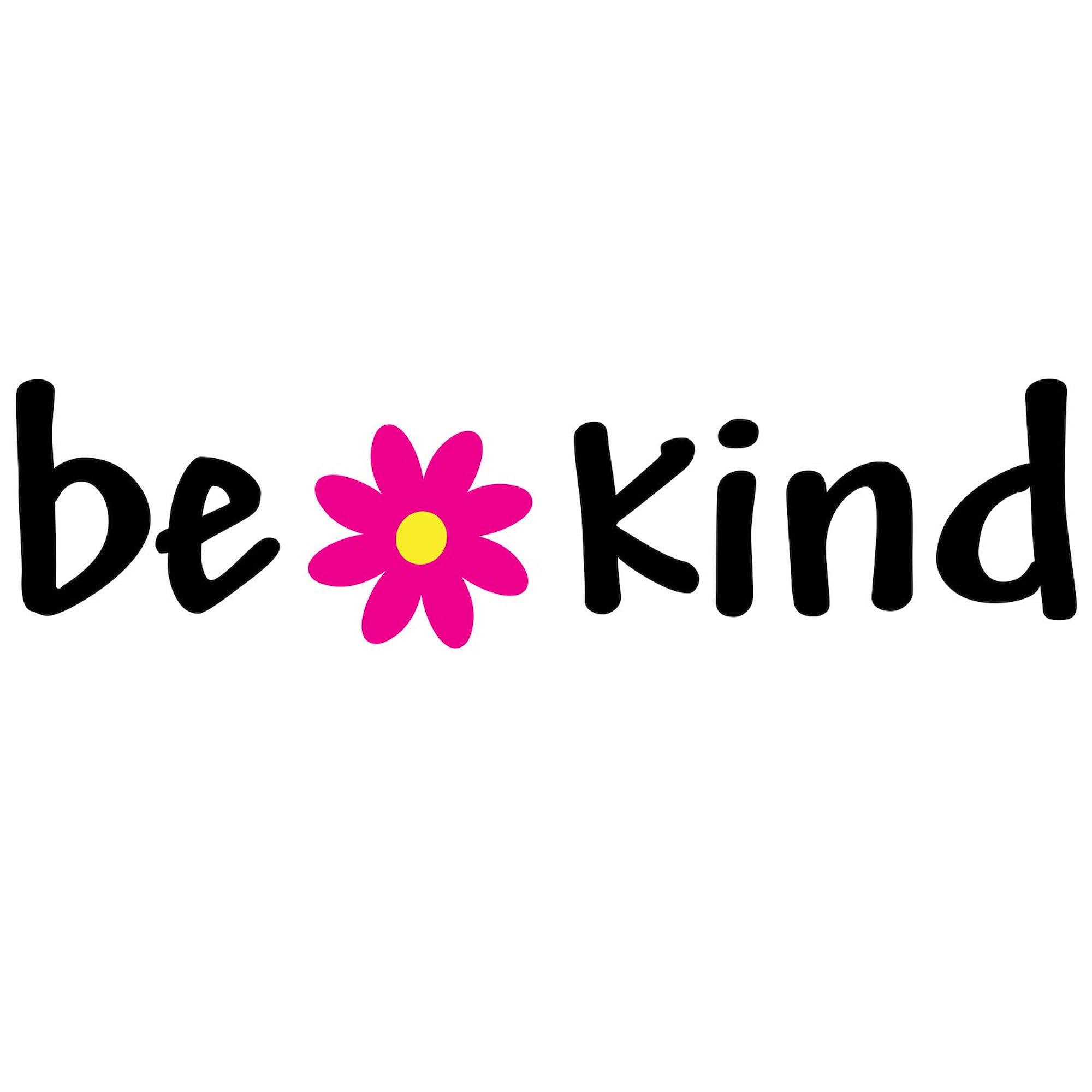 Be Kind Oval Car Bumper Sticker - Decorate Your Vehicle