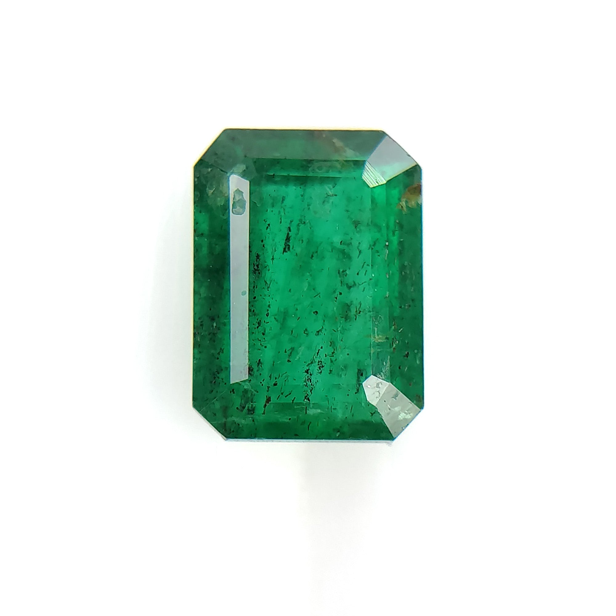 Natural 1.00ct Untreated Green Emerald Gemstone - Octagon Cut 7x5mm (Video Included) | Perfect for Engagement Rings, Fine Jewelry & Collector's Pieces