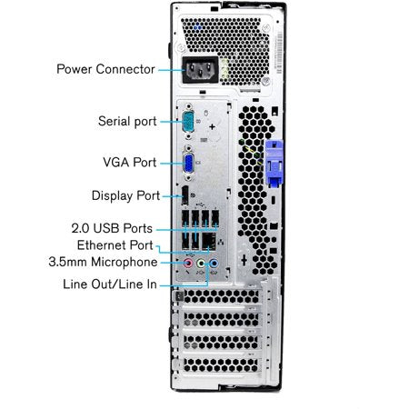 Lenovo ThinkCentre M93P SFF Desktop PC - Intel Core i5 Quad-Core 3.6GHz, 16GB RAM, 512GB SSD, WiFi, Win 10 Pro | Compact Office Computer for Small Business & Home Use