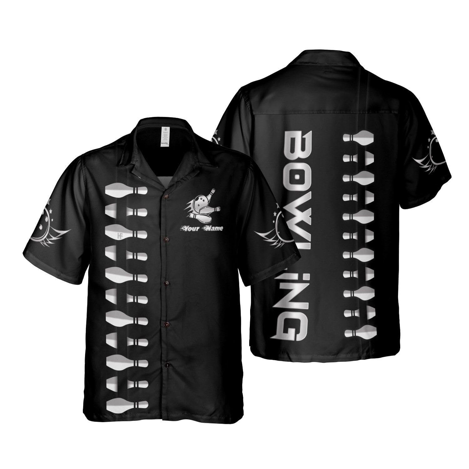 Custom Personalized Bowling Shirts with Names for Men & Women | Stylish Hawaiian Bowling Shirts for Team Uniforms & League Play