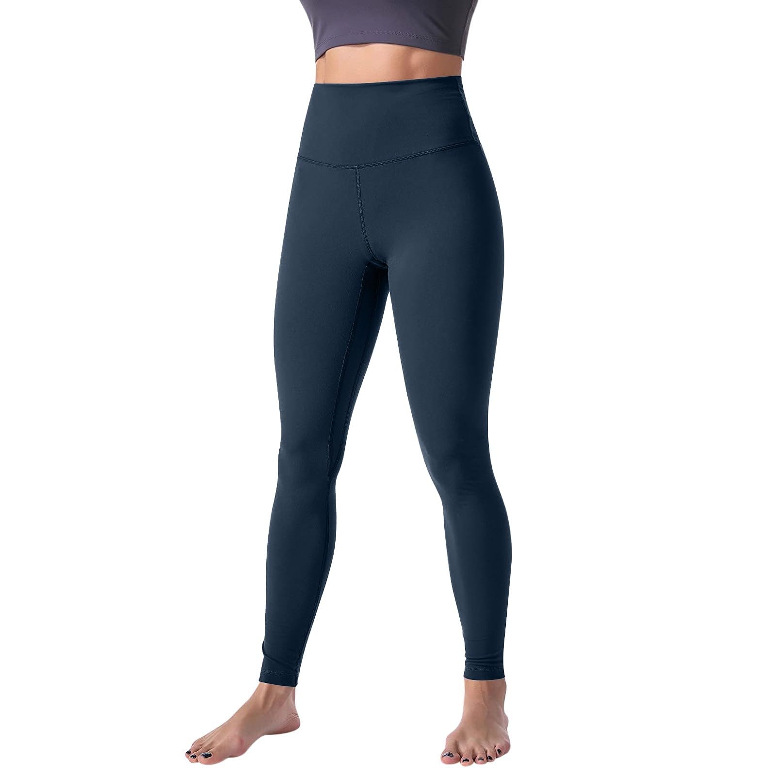 Sweetflex High Waisted Yoga Pants for Women - Tummy Control Compression Leggings - Comfy Workout & Lounge Wear for Yoga, Gym & Everyday Use