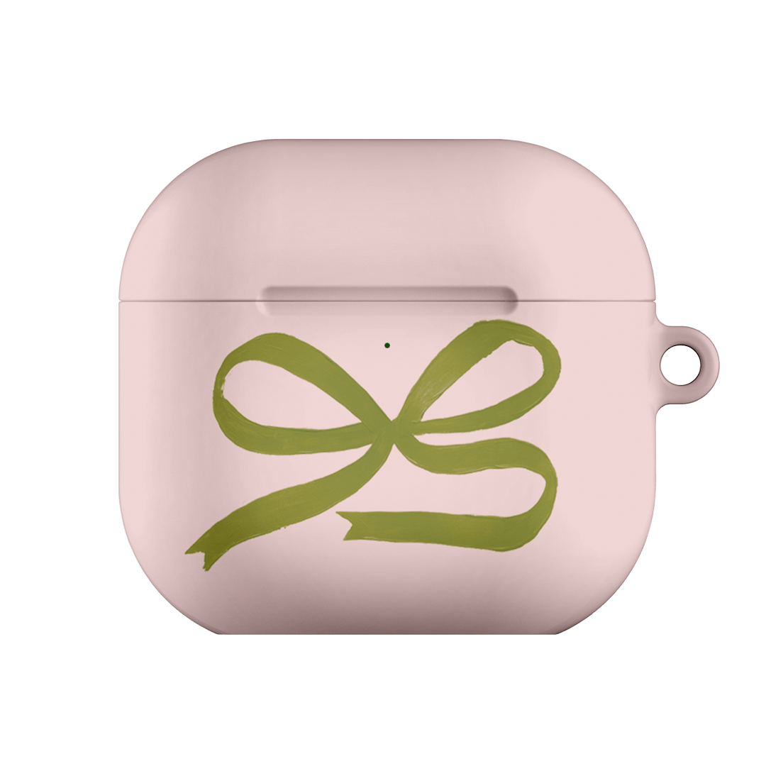 Stylish Garden Ribbon AirPods Case - Protective Cover for AirPods 1/2/3 & Pro - Cute Floral Design - Perfect for Outdoor Activities, Travel & Daily Use