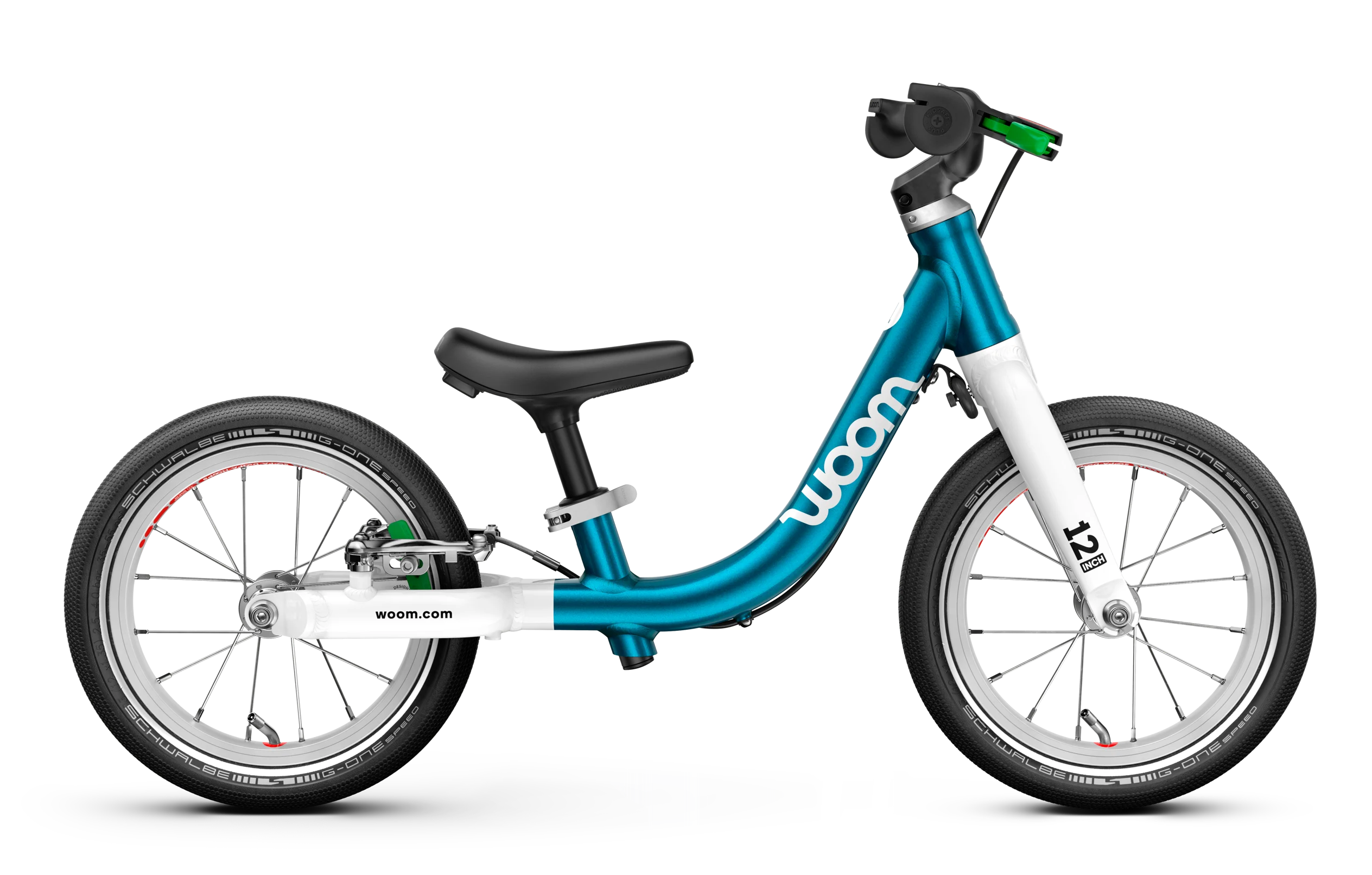 Woom Go 1 Toddler Balance Bike - Lightweight & Safe First Bike for Kids Ages 1.5-3.5 Years | Perfect for Learning to Ride, Outdoor Play & Early Childhood Development