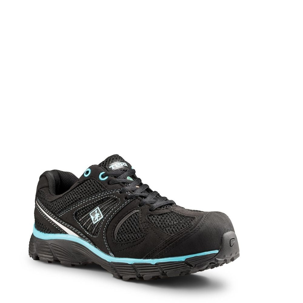 Terra Pacer 2.0 Women's Composite Toe Athletic Work Shoes - Lightweight Safety Shoes for Women, Slip Resistant & Comfortable - Perfect for Construction, Warehouse, Nursing & Healthcare Jobs