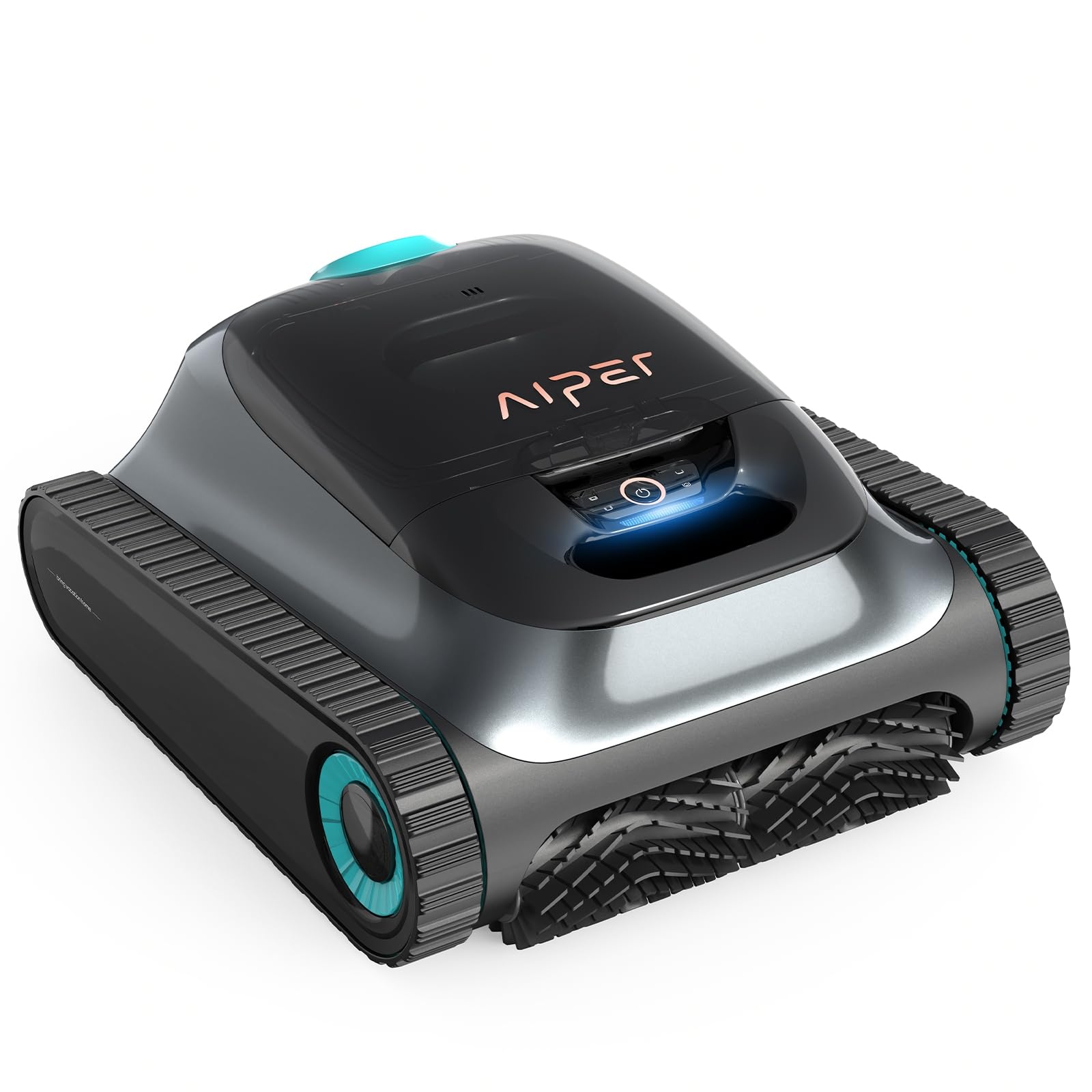 AIPER Scuba S1 Cordless Robotic Pool Cleaner - Smart Navigation for Inground Pools up to 1,600 Sq.ft, Automatic Wall & Waterline Cleaning Vacuum - Perfect for Backyard, Family & Vacation Home Swimming Pools