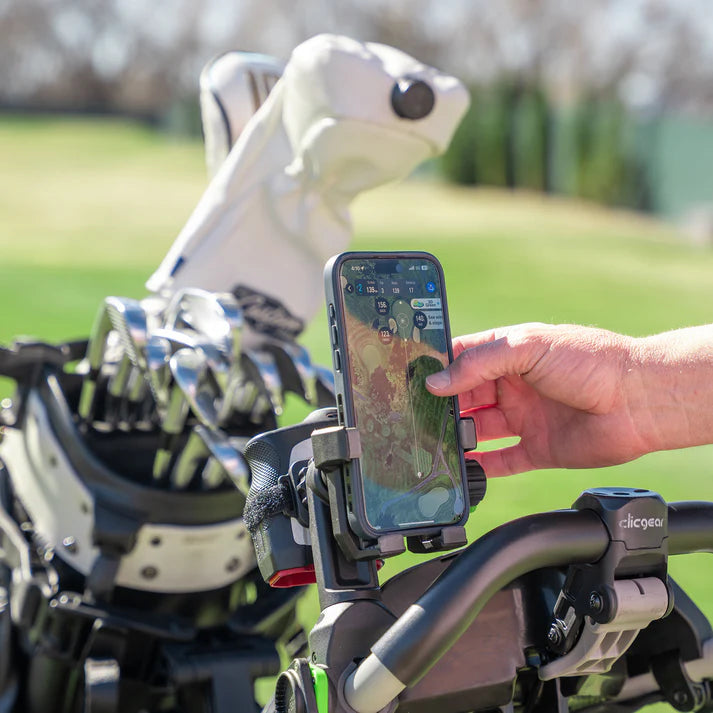 PushStack Magnetic Push Cart Phone Holder - Universal Smartphone Mount for iPhone & Android - Perfect for Grocery Shopping, Warehouse Work & Office Use