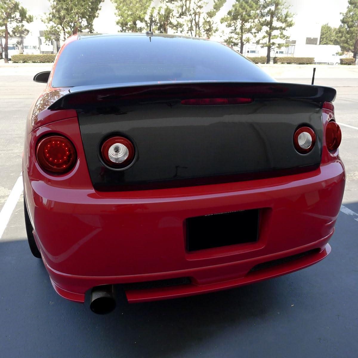 Chevy Cobalt 2005-2010 LED Tail Lights - Red/Clear Brake Lamps Pair for 2-Door Coupe | Enhanced Visibility & Style for Night Driving & Car Shows
