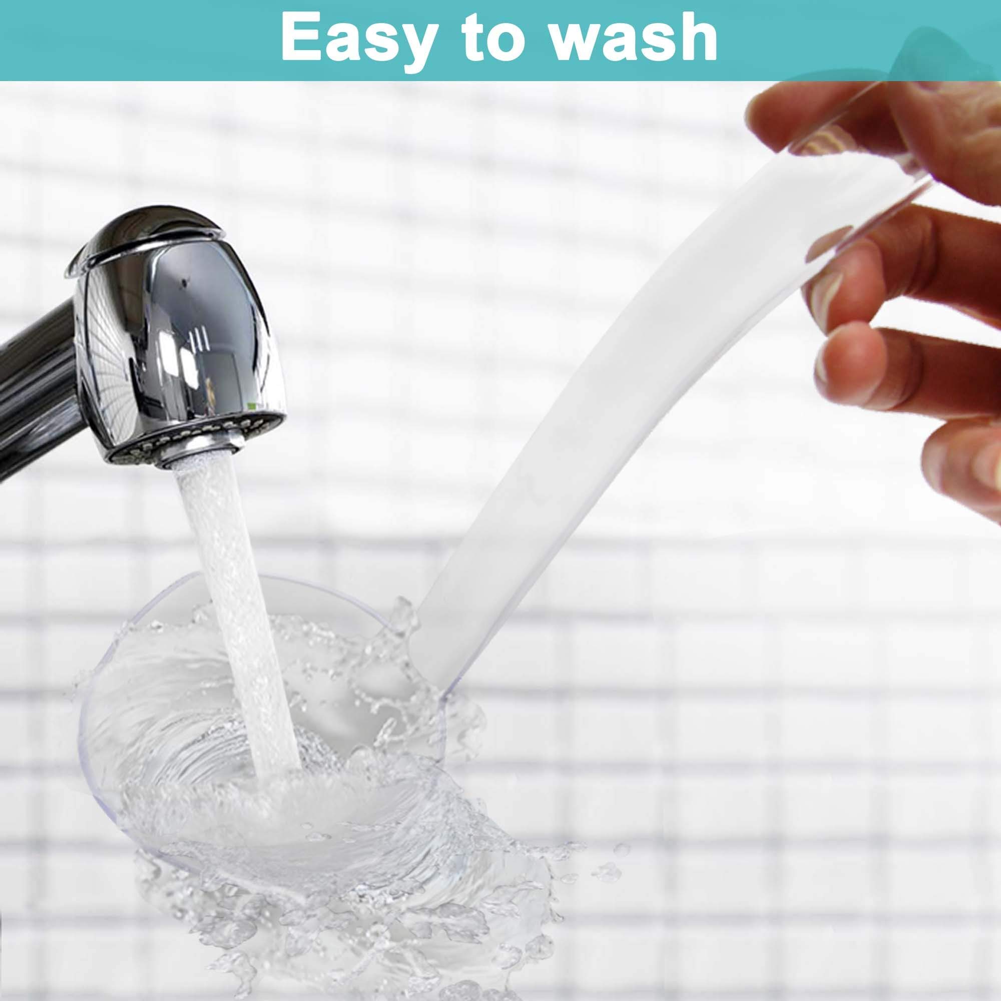 [48 Pack] 5 oz Clear Plastic Punch Bowl Ladle - Disposable Acrylic Serving Spoon for Dressings, Soups, Sauces & Fruit Juices | Perfect for Cocktail Parties, Banquets, Catering & Buffet Events | Commercial Grade One-Piece Scoop