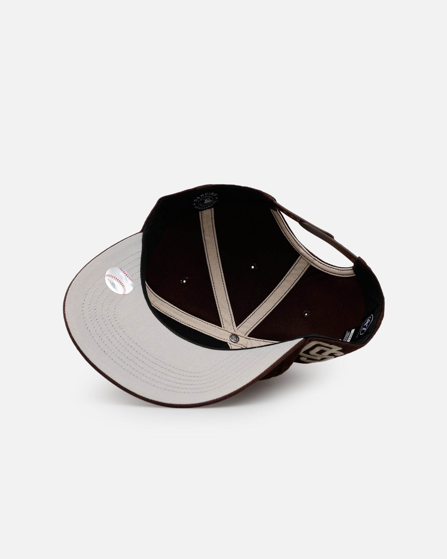47 Brand San Diego Padres 'Dusted' 47 Hitch Snapback Brown Hat - Adjustable Baseball Cap for Men & Women - Perfect for Sports Games, Outdoor Activities & Casual Wear