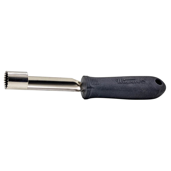 Winco VP 305 8-Inch Soft Grip Apple Corer - Stainless Steel Fruit Corer for Easy Apple Slicing - Perfect for Baking, Fruit Salads & Meal Prep
