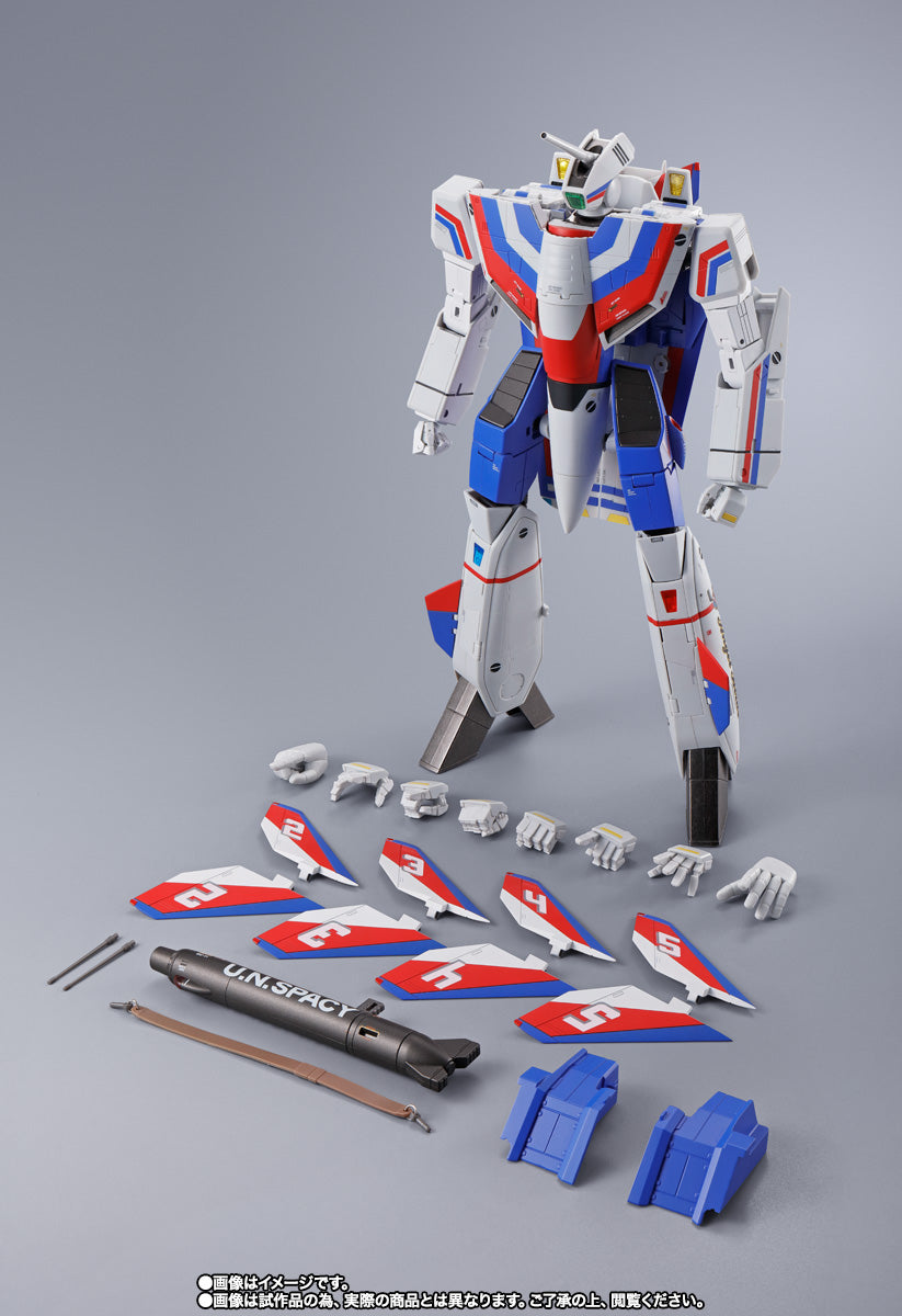Bandai DX Chogokin Macross Robotech VF-1A Valkyrie Angel Birds Action Figure - Collectible Anime Robot Toy for Display & Play - Perfect for Anime Fans & Model Collectors