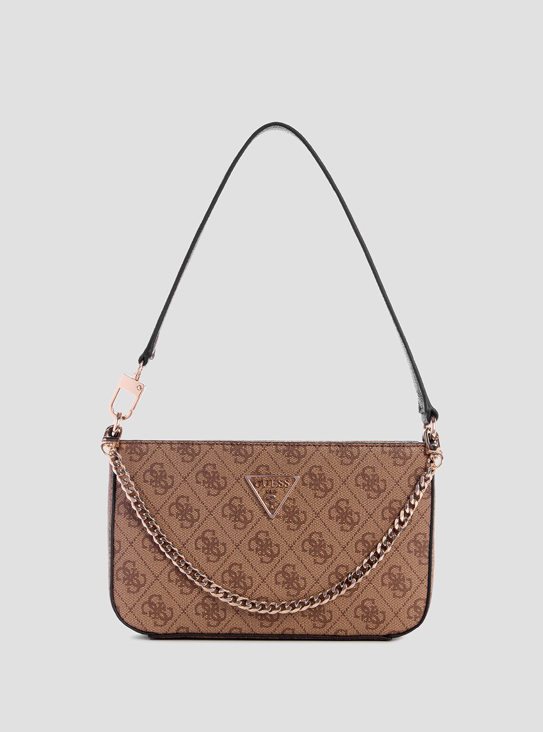 Noelle Mini Shoulder Bag - Brown Leather Crossbody Purse for Women | Fashionable Logo Design | Perfect for Work, Travel & Everyday Use