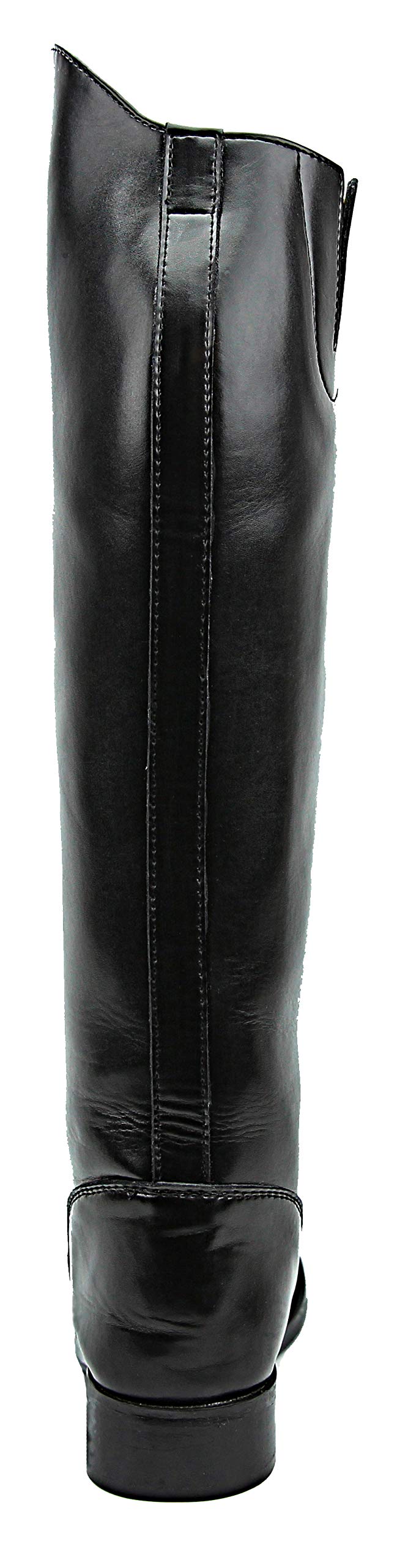 Men's GRANDUER Pull-On Leather English Field Boots - Equestrian Riding Boots for Horseback Riding - Black - Perfect for Dressage, Show Jumping & Stable Work