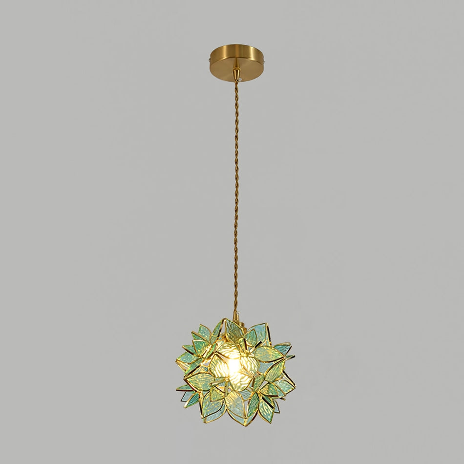 Handmade Capiz Shell Pendant Light - Natural Seashell Chandelier for Dining Room, Bedroom & Living Room Decor