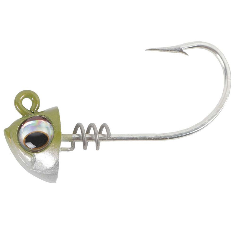 5-Pack Screwlock Jig Heads (2 oz) - Premium Fishing Weights for Bass, Walleye & Saltwater Fishing - Ideal for Soft Plastic Baits & Offshore Angling