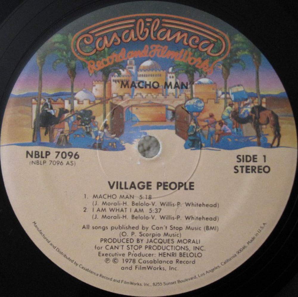 Village People - Macho Man Vinyl Record | Classic Disco Music Collectible | Perfect for Parties, DJ Sets & Retro Music Lovers