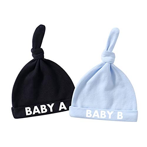Black Blue Baby Hat