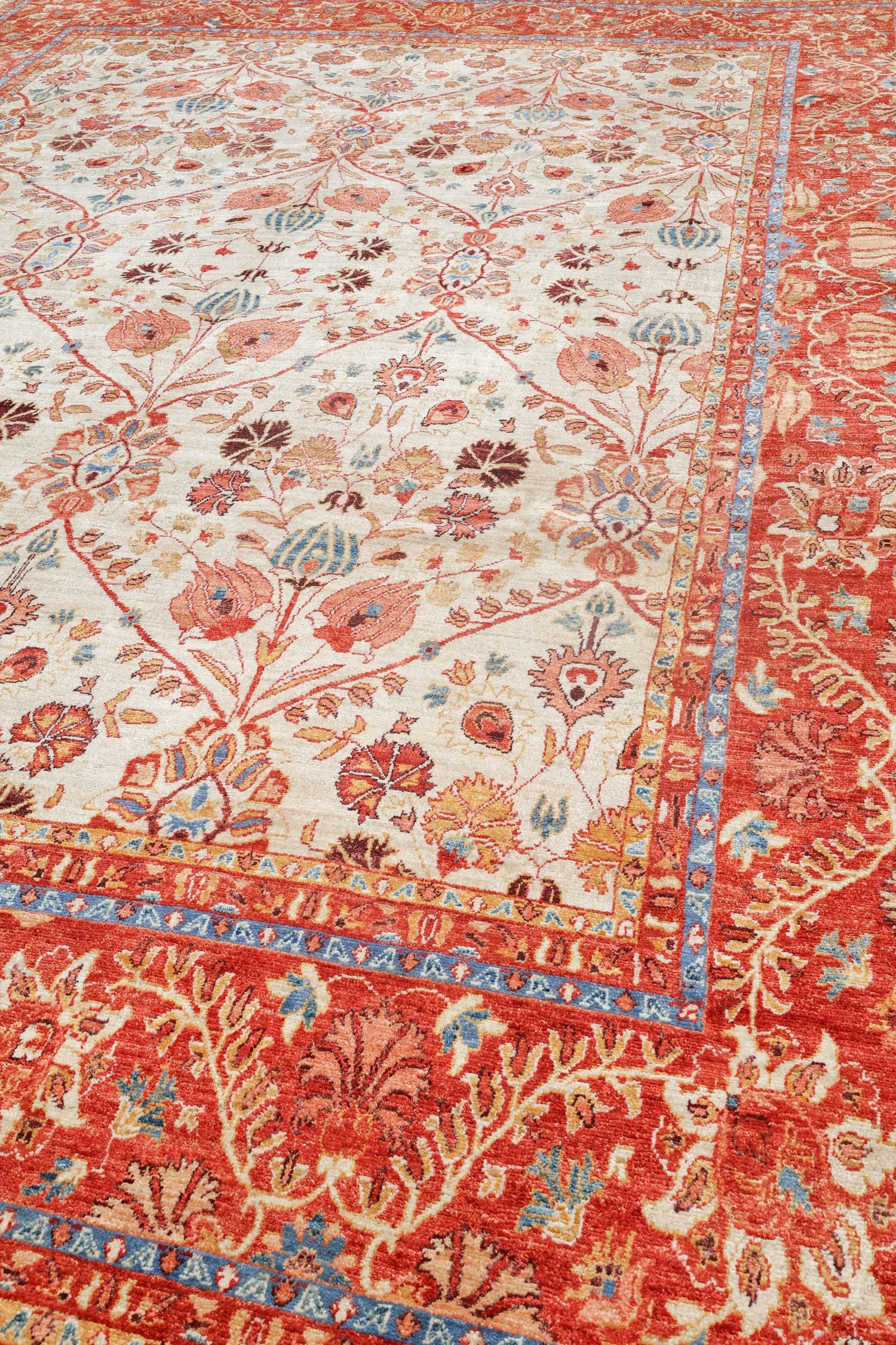 Handwoven Traditional Rug - Arts & Crafts Home Decor for Living Room, Bedroom & Office - J74837