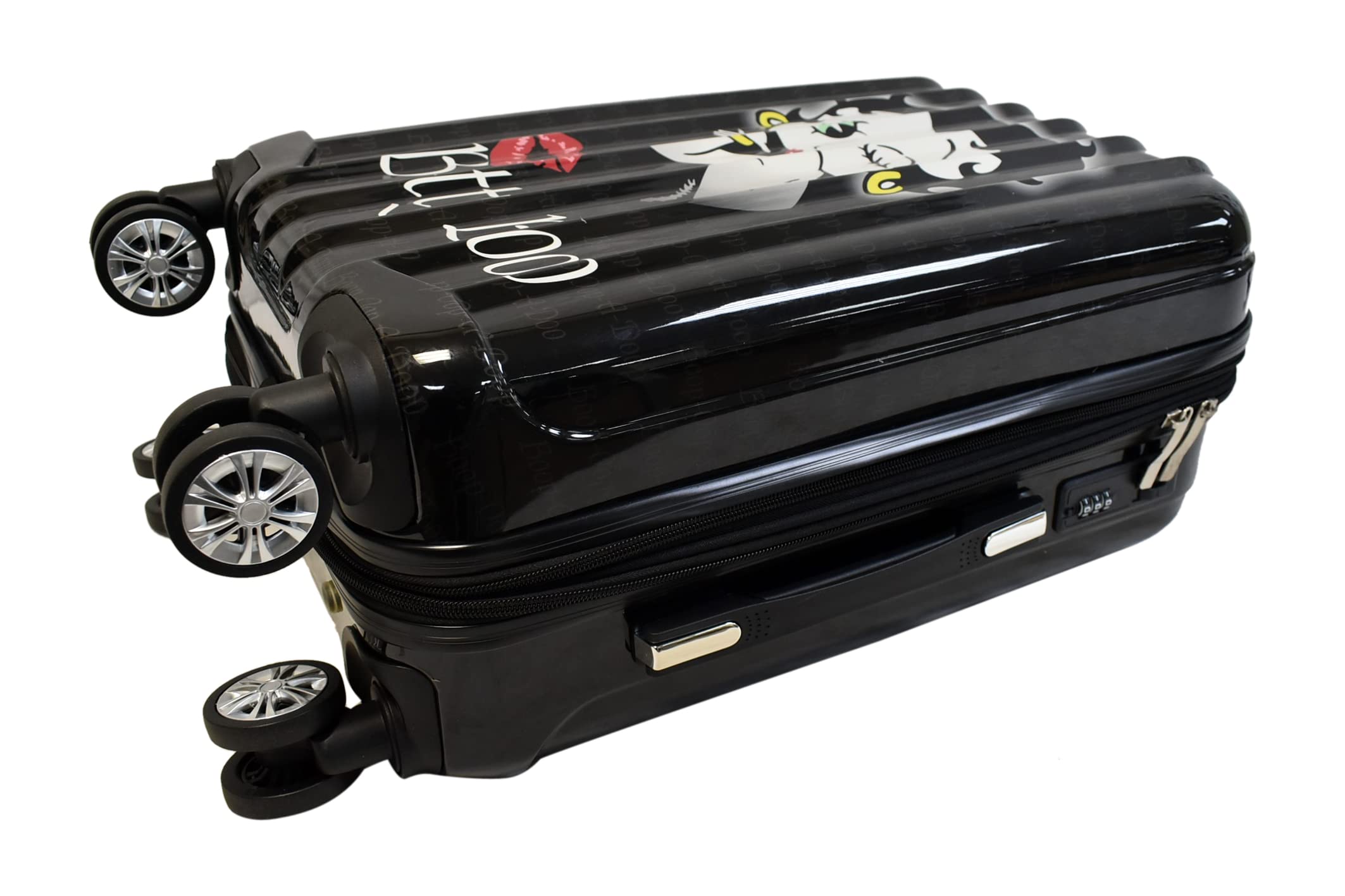 Betty Boop Themed Hard Shell Luggage Set - 3-Piece Carry-On, Medium & Large Suitcases with Spinner Wheels, Expandable Design & TSA Lock - Stylish Travel Essentials for Betty Boop Fans (Perfect for Air Travel, Road Trips & Vacation Getaways)