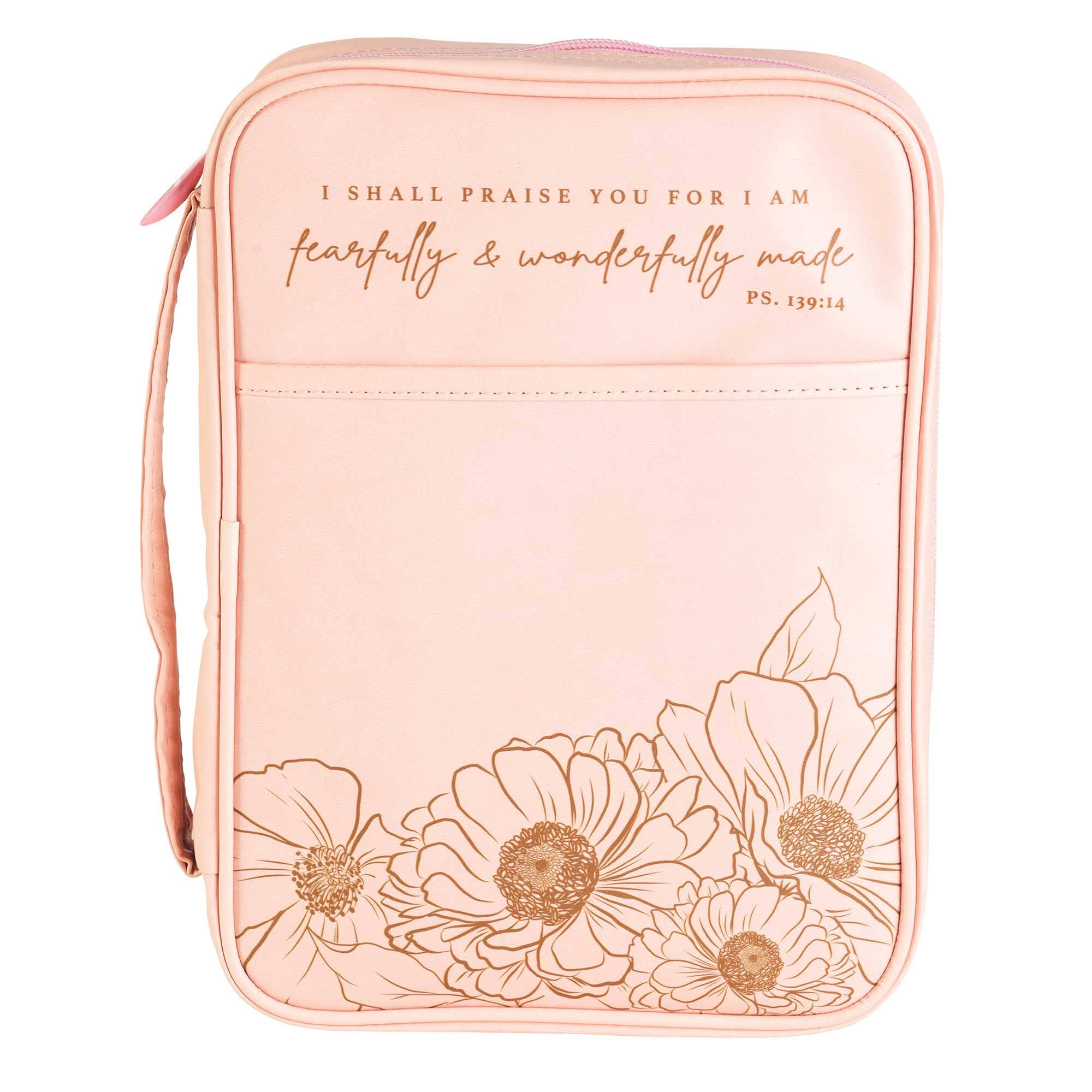Premium Bible Cover 'I Shall Praise' - Durable & Stylish Protection for Your Bible - Perfect for Church, Travel, and Daily Devotion
