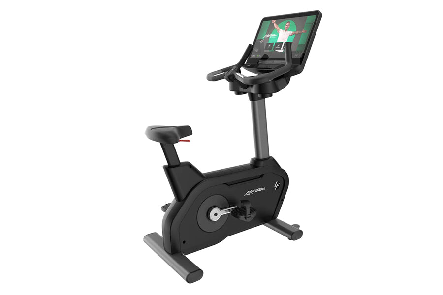 Life Fitness Club Series Plus Upright Lifecycle Bike with SE3 Console - Commercial Grade Exercise Bike for Home & Gym Use - Perfect for Cardio Workouts & Indoor Cycling Training