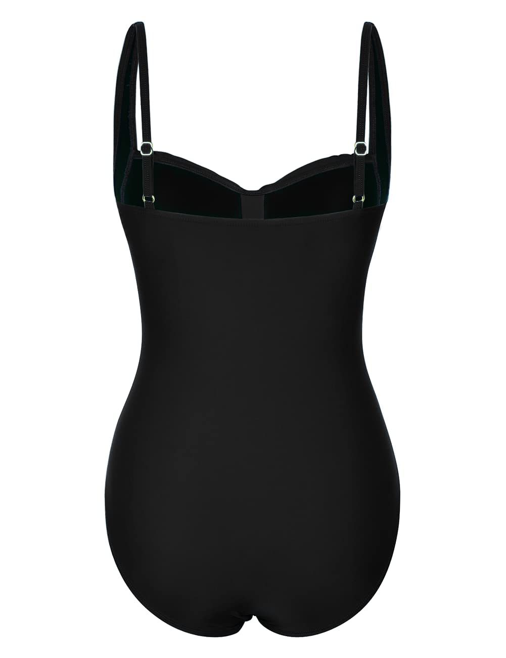 Coastal Rose Women's One Piece Swimsuits - Tummy Control Bathing Suit for Women, High Waisted Swimwear for Beach, Pool & Vacation
