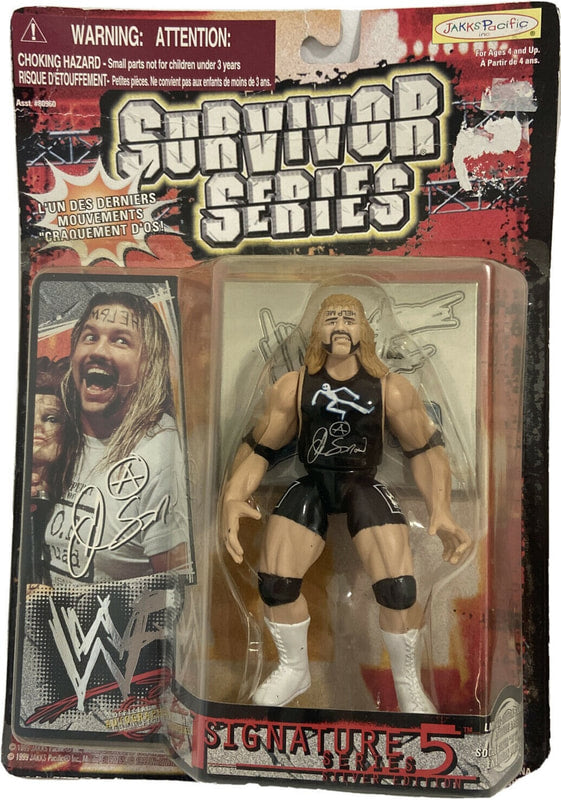 1999 WWF Jakks Pacific Signature Series 5 Silver Edition Al Snow Wrestling Action Figure - Collectible WWE Toy for Fans & Display
