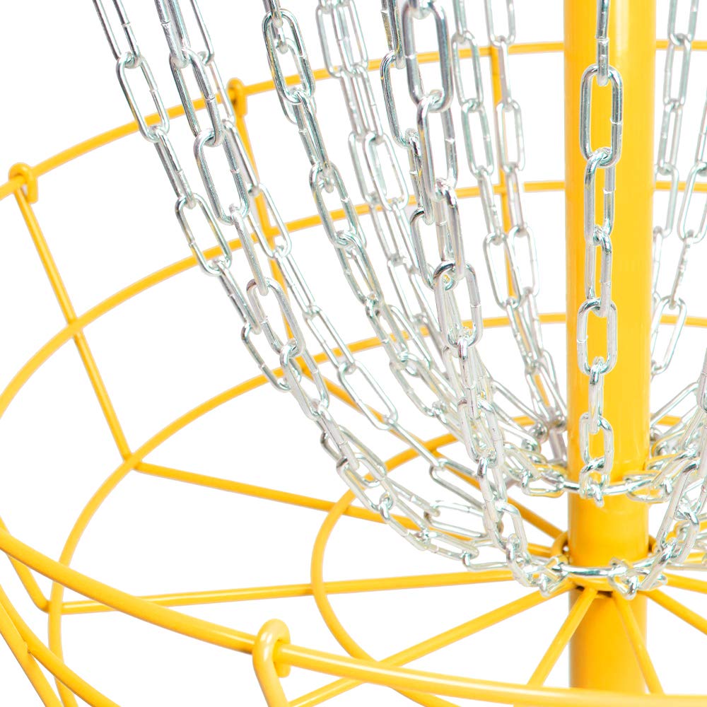 Premium Portable Disc Golf Basket - Professional Practice Target for Outdoor Backyard & Park Games | Perfect for Beginners & Advanced Players