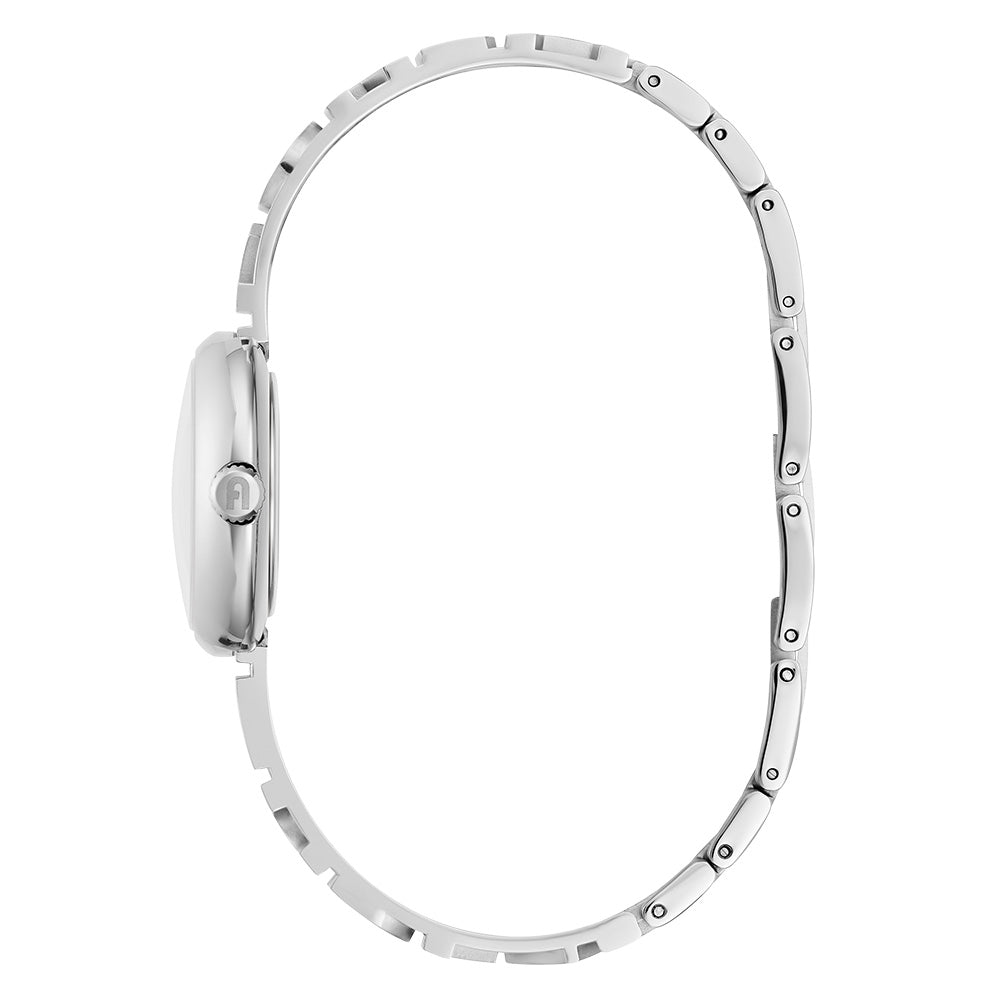 Furla WW00049002L1 3D Bangle Bracelet for Women - Elegant Gold-Tone Fashion Jewelry for Parties, Weddings & Everyday Wear