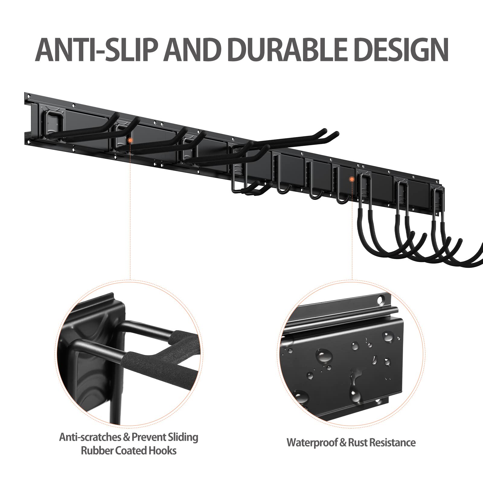 14-Piece Heavy Duty Steel Tool Storage Rack - 64