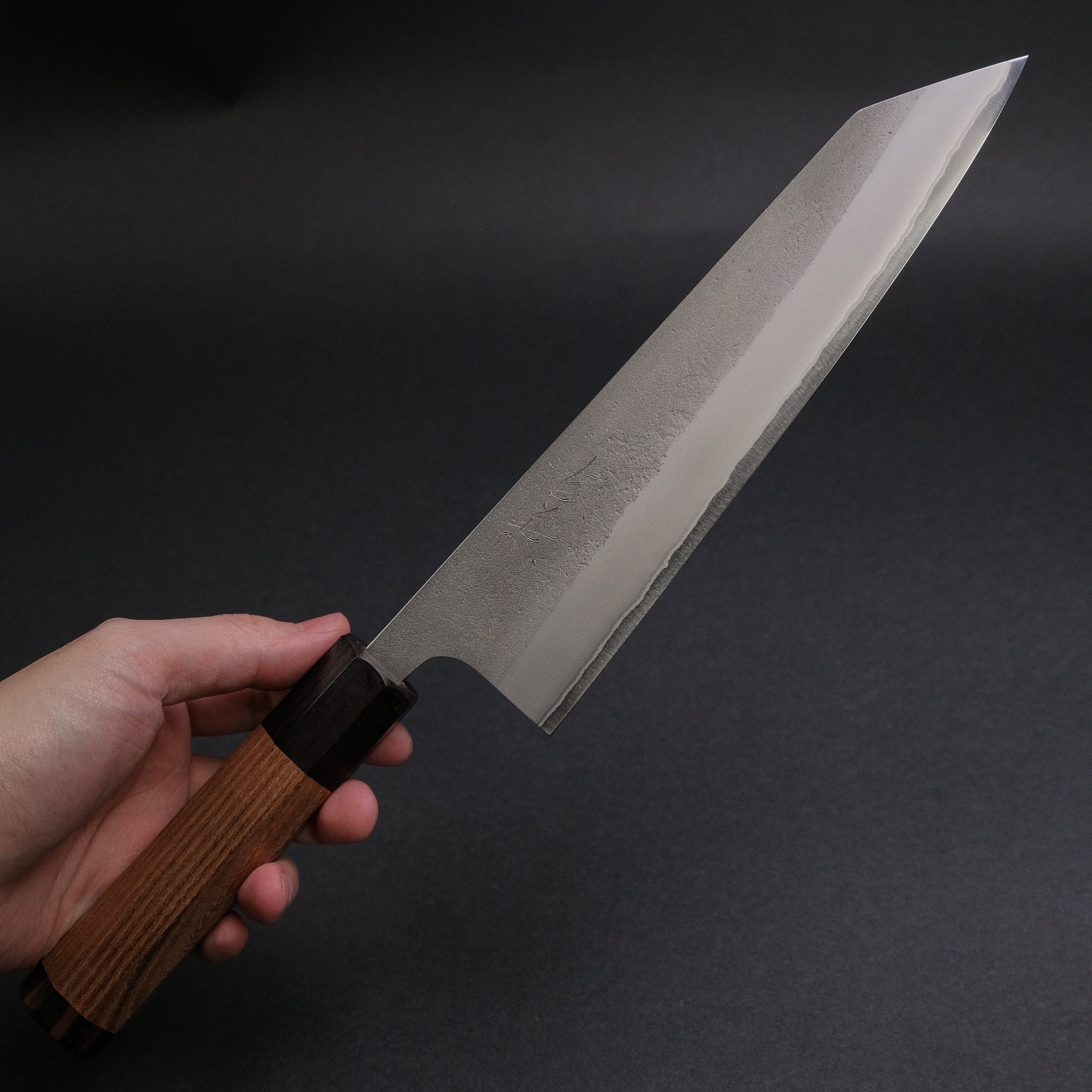 Yoshikane White #2 Nashiji Kiritsuke Gyuto 210mm Japanese Chef Knife with Enju Handle - Perfect for Sushi, Meat Slicing & Precision Kitchen Tasks