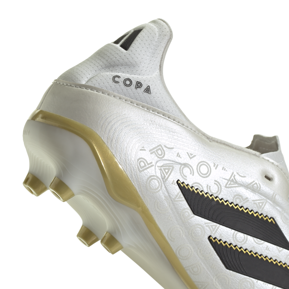 Adidas Copa Pure 3 League FG/MG Soccer Cleats for Men - Zero Metallic/Core Black/Gold Metallic - Firm Ground & Multi-Ground Football Boots - Perfect for Competitive Matches and Training Sessions