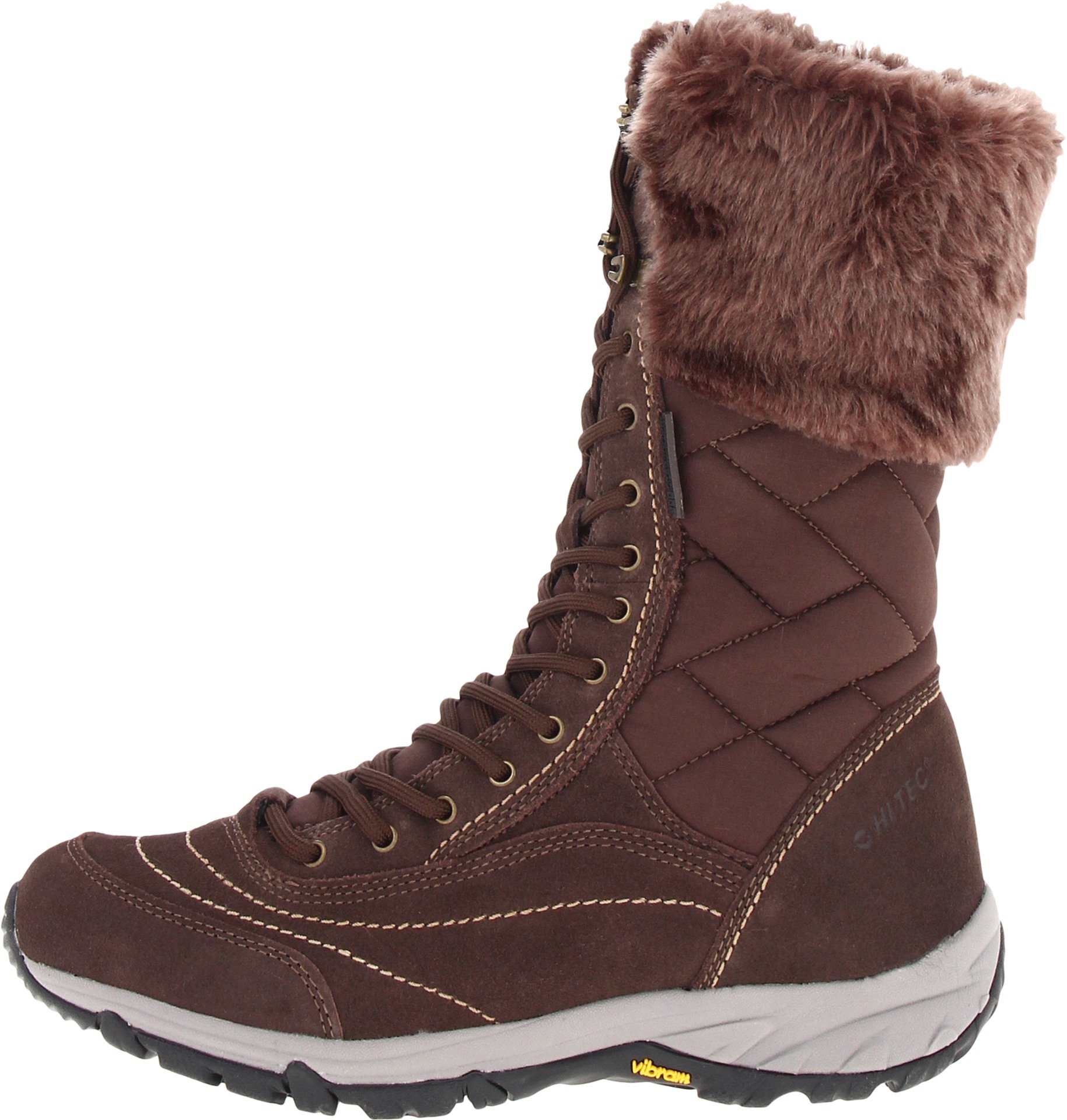 Hi-Tec Women's Harmony Quilt Mid 200 Waterproof Hiking Boots - Warm Winter Snow Boots for Outdoor Adventures & Casual Wear