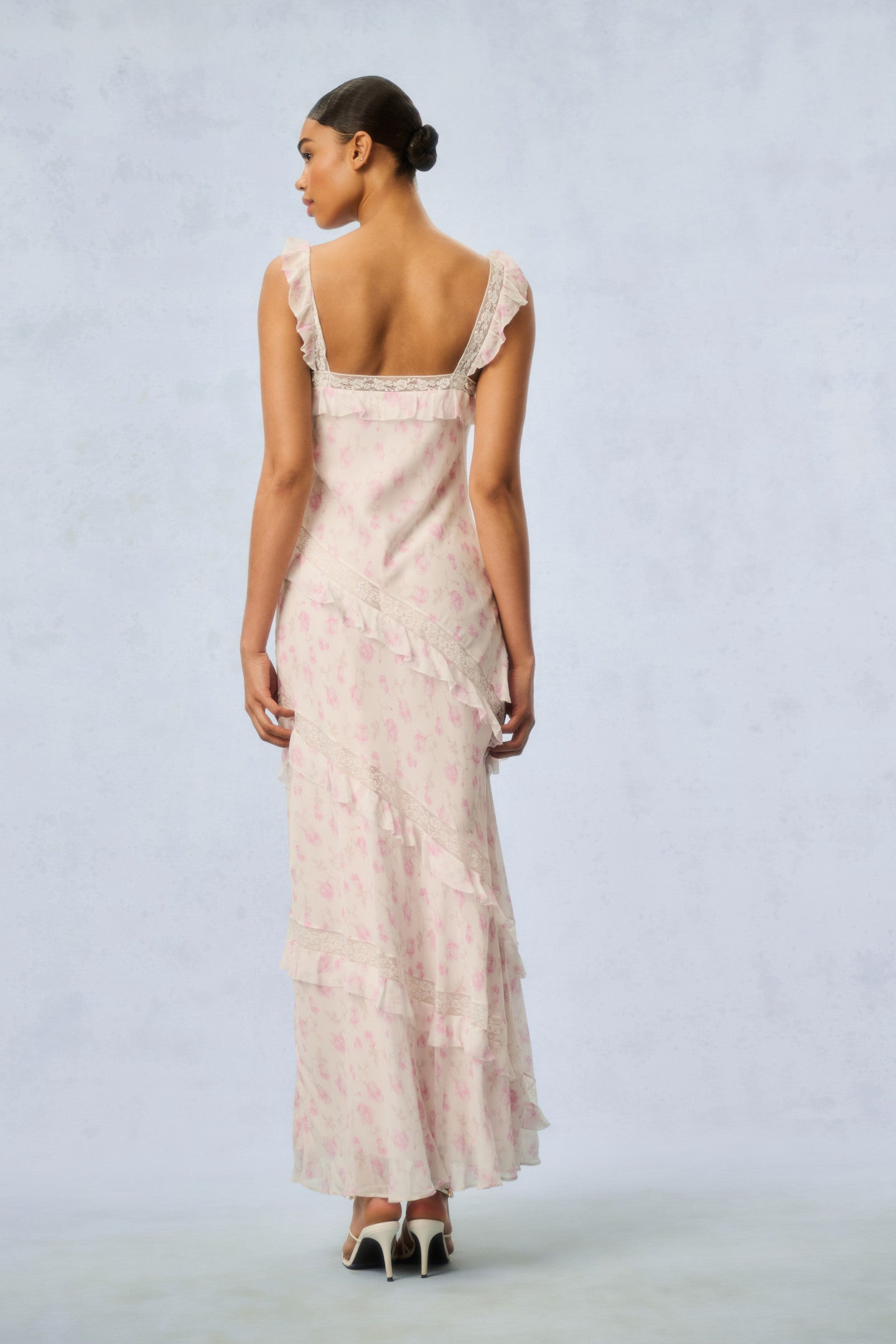 Radiance Fragrance Floral Print Maxi Dress for Women - Elegant Summer Beach Wedding Party Wear