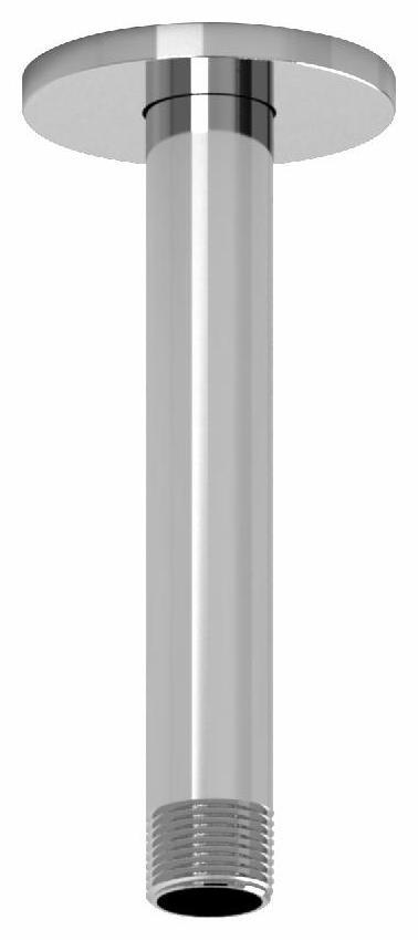 6-Inch Ceiling Mount Shower Arm with Round Escutcheon - Chrome Plated 508C RIOBEL for Modern Bathroom & Spa Renovation