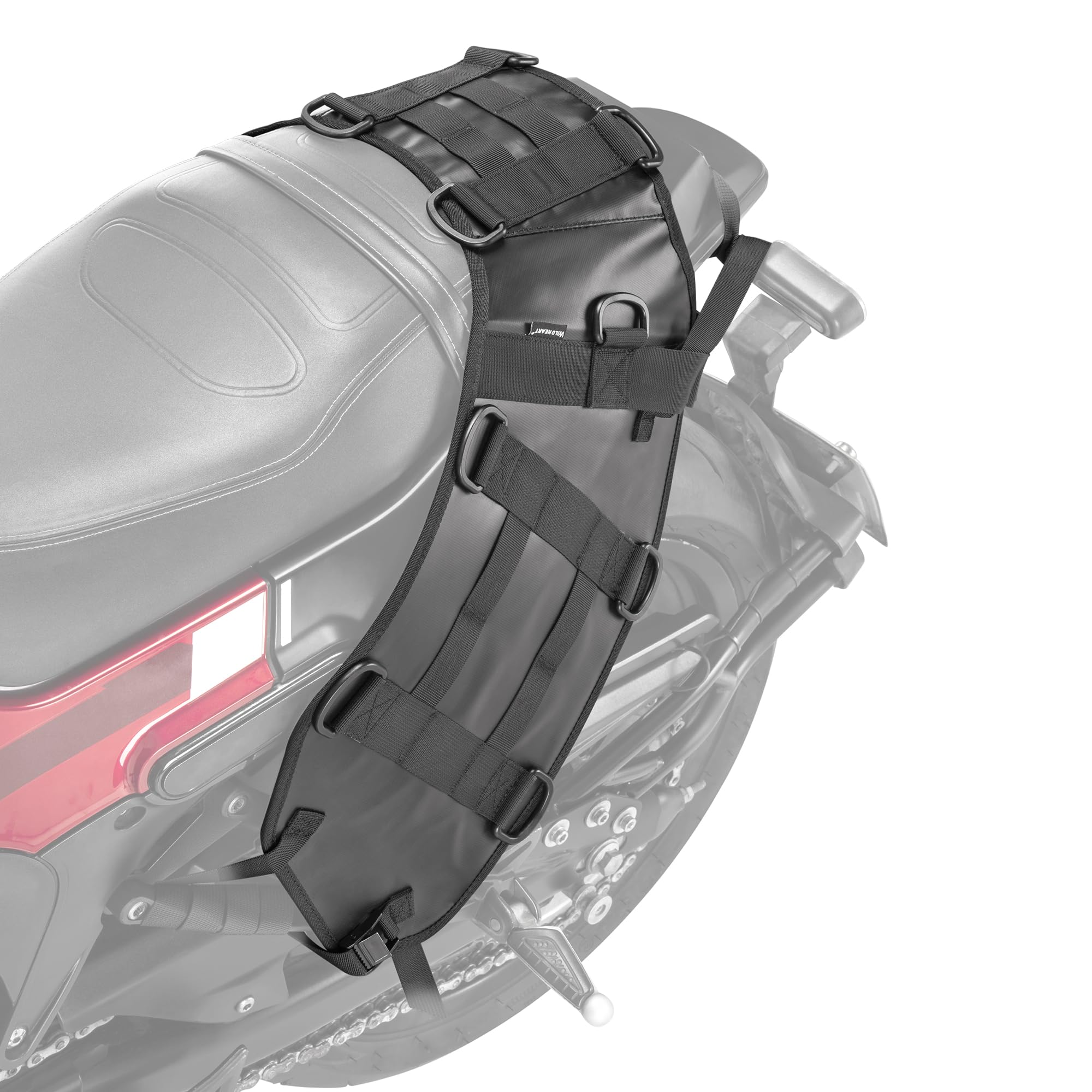 WILD HEART Motorcycle Tank Mount for Bags & Walkie Talkie - Durable Riding Accessory