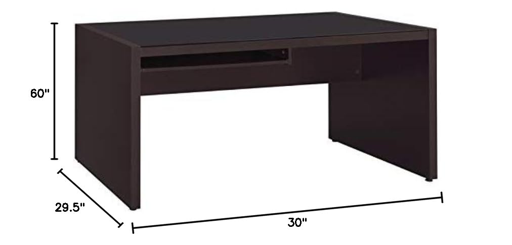 Home Square 2-Piece Office Furniture Set - Computer Desk & Ergonomic Chair for Home Office, Gaming & Study | Space-Saving Workstation Solution