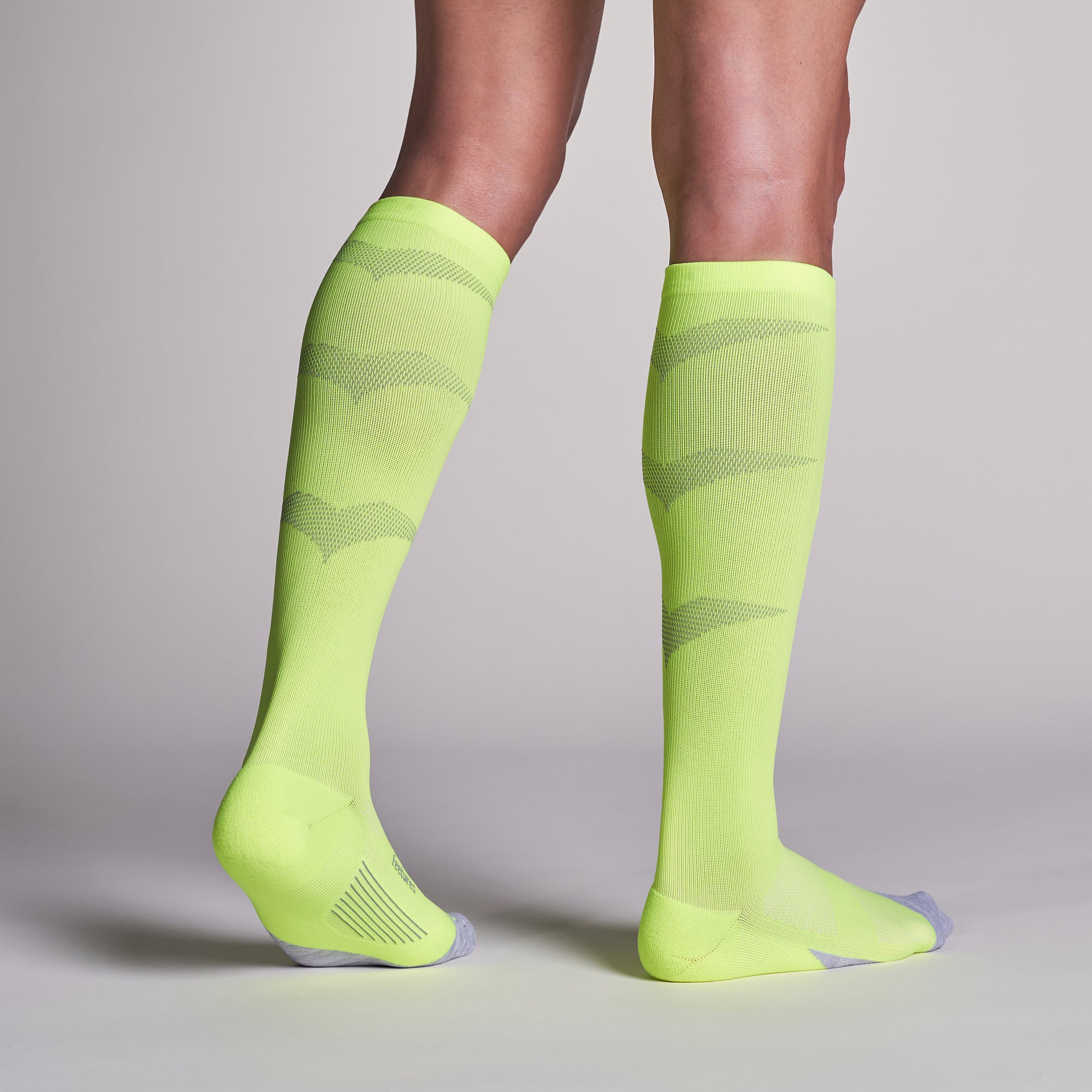 Graduated Compression Socks for Women & Men - Light Cushion Knee High Support Socks for Running, Travel & Recovery - Improve Circulation & Reduce Swelling