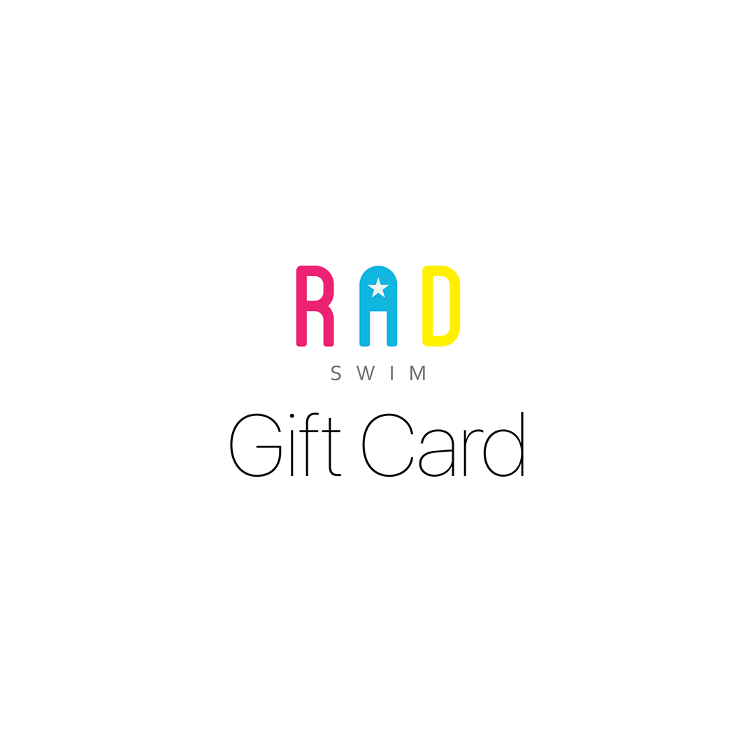 Rad Swim Gift Card - Perfect for Beach Vacations, Pool Parties & Water Sports | Buy Online Now