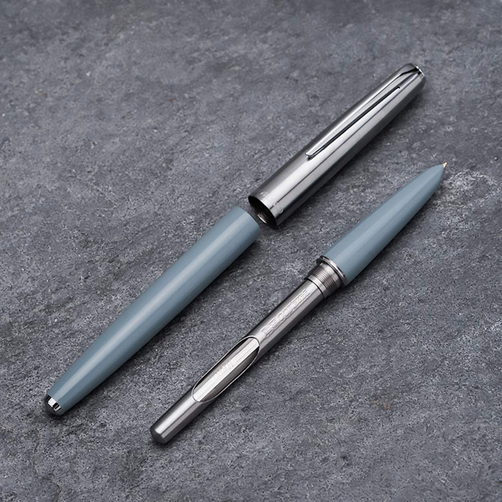 Hero 100 Classic Series 14K Gold Nib Fountain Pen with Gift Box - Lake Blue | Luxury Writing Instrument for Professionals & Collectors | Perfect for Signatures, Calligraphy & Elegant Gifts