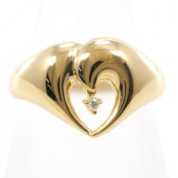 18K Yellow Gold Diamond Ring for Women - Elegant Solitaire Engagement & Wedding Band - Perfect for Proposals, Anniversaries, and Special Occasions