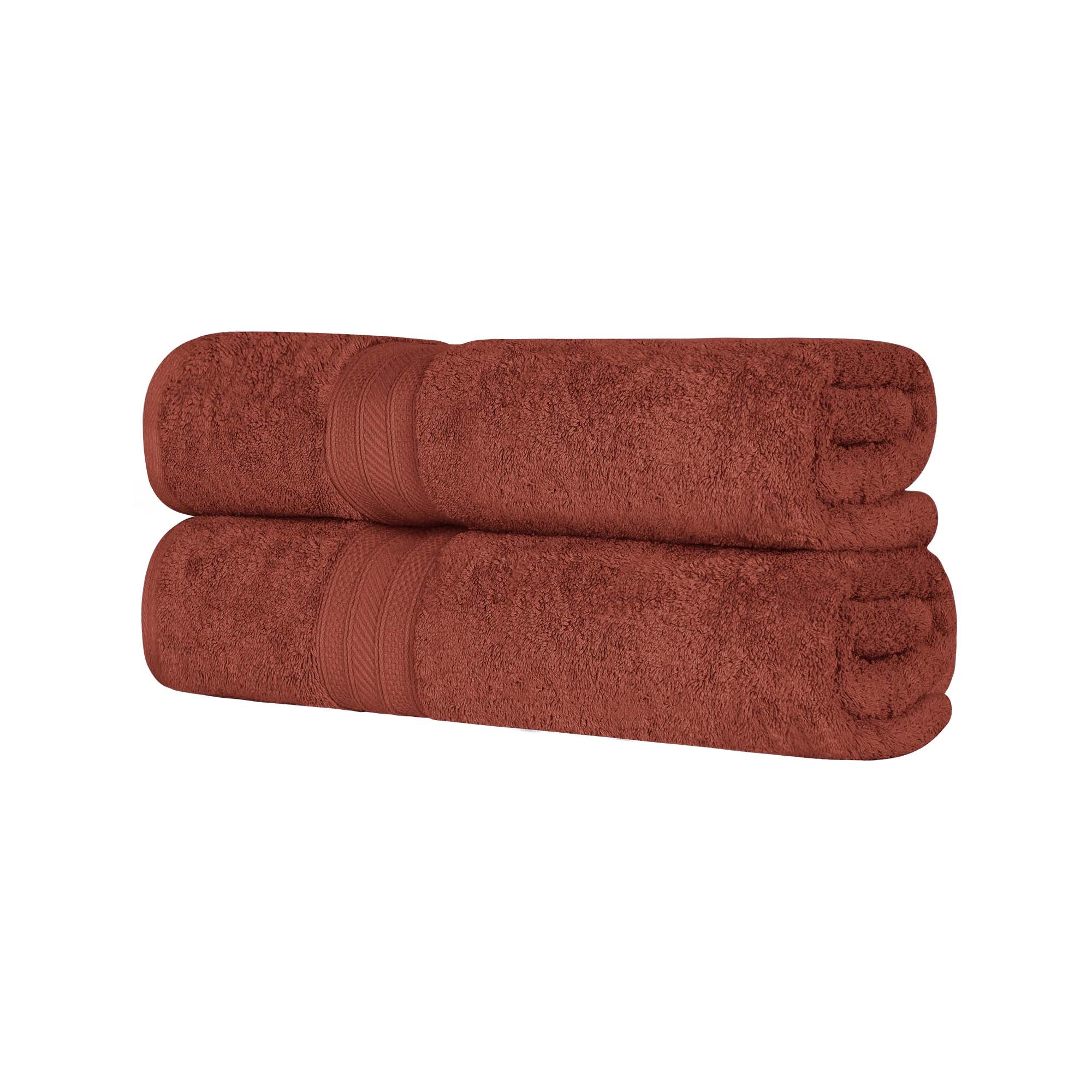 Premium Atlas Cotton Absorbent Heavyweight 2-Piece Bath Sheet Set - Ultra Soft & Quick-Drying for Luxury Spa Experience at Home
