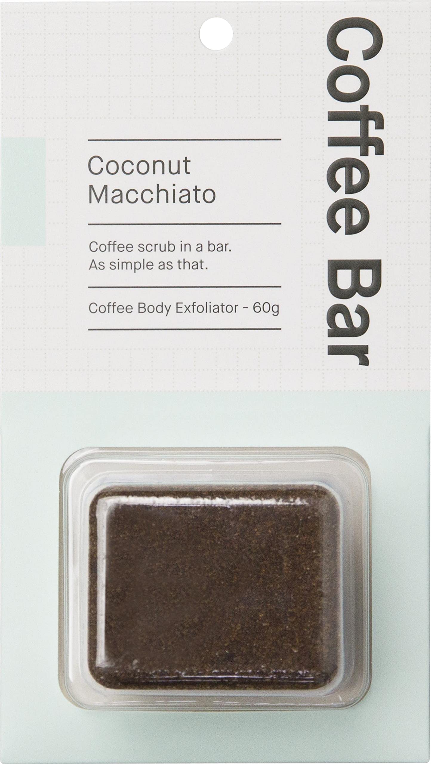 Coffee Body Scrub for Cellulite & Firming - Coconut Macchiato Exfoliating Scrub Bar (60g, Pack of 3) | Spa Treatment, Post-Workout Recovery & Dry Skin Care