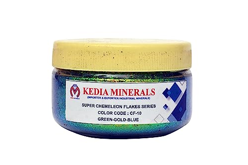 CF-10 Super Chameleon Flakes - Color Shift Pigment Powder (2g) for Epoxy Resin, Soap Making, Bath Bombs, Candle Crafting, Auto Paint, Nail Art & Cosmetics | Metallic Hyper Shift Pigment for DIY Projects & Creative Designs
