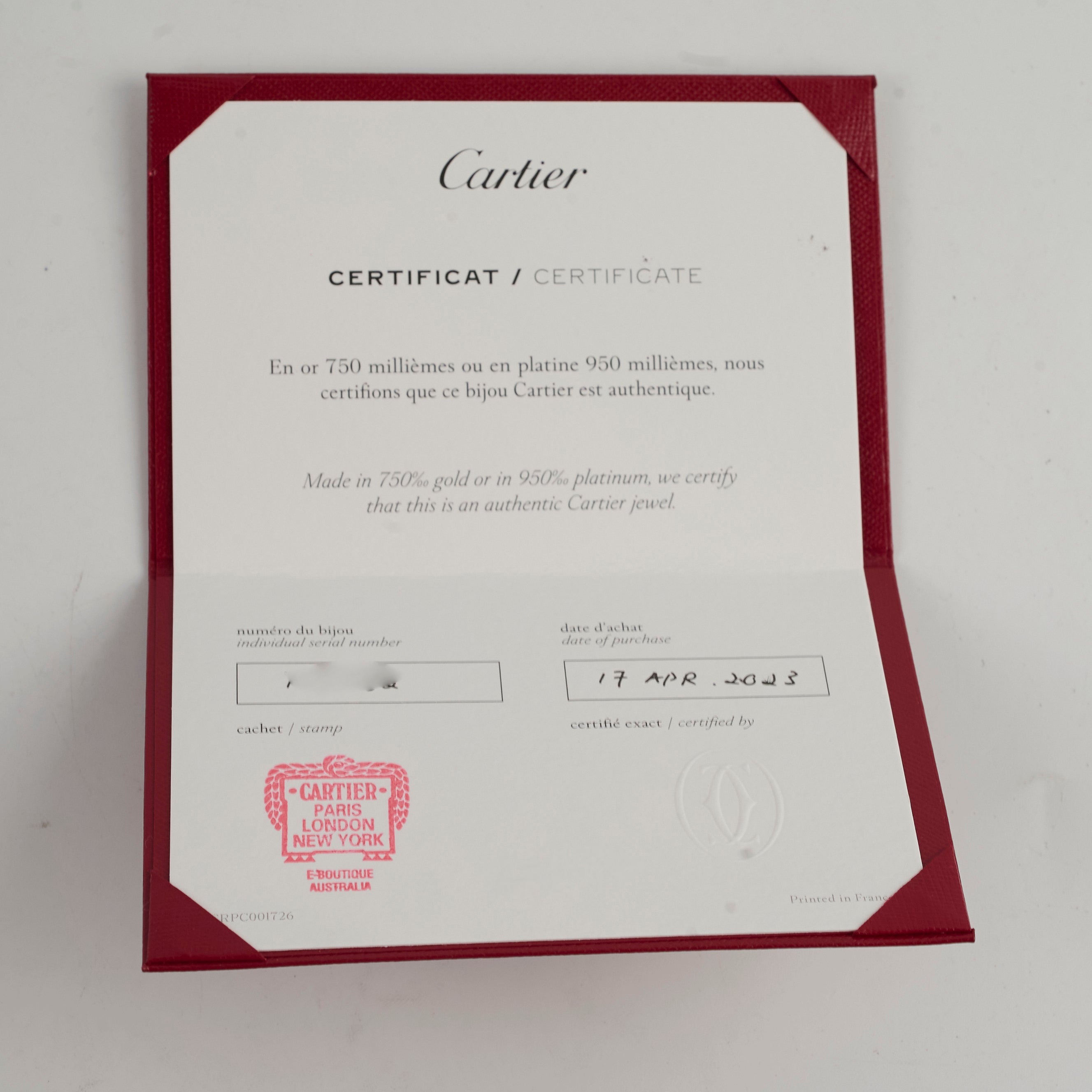 Cartier Love Ring 18K Pink Gold Small Model Size 59 - Elegant Jewelry for Women, Perfect for Anniversaries, Weddings & Special Occasions