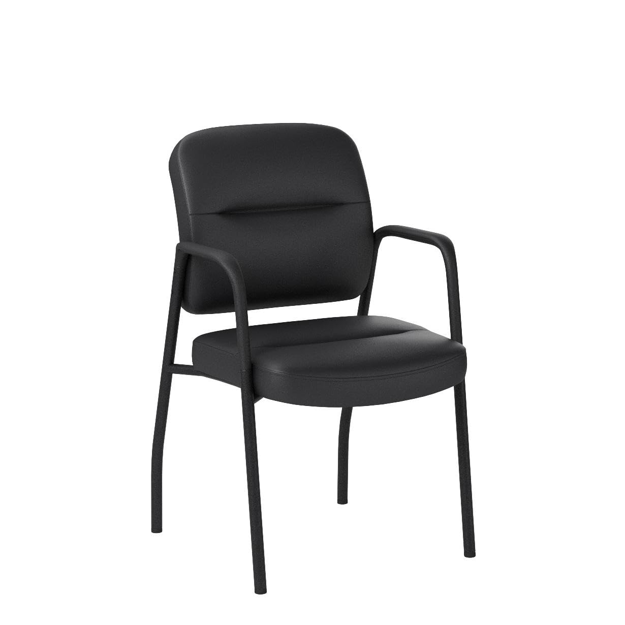 Devoko 2-Pack Premium Leather Reception Chairs - Ergonomic Office Waiting Room Chairs with Armrests & Lumbar Support - Executive Guest Chairs for Lobby, Clinic, Hotel, and Business Waiting Areas
