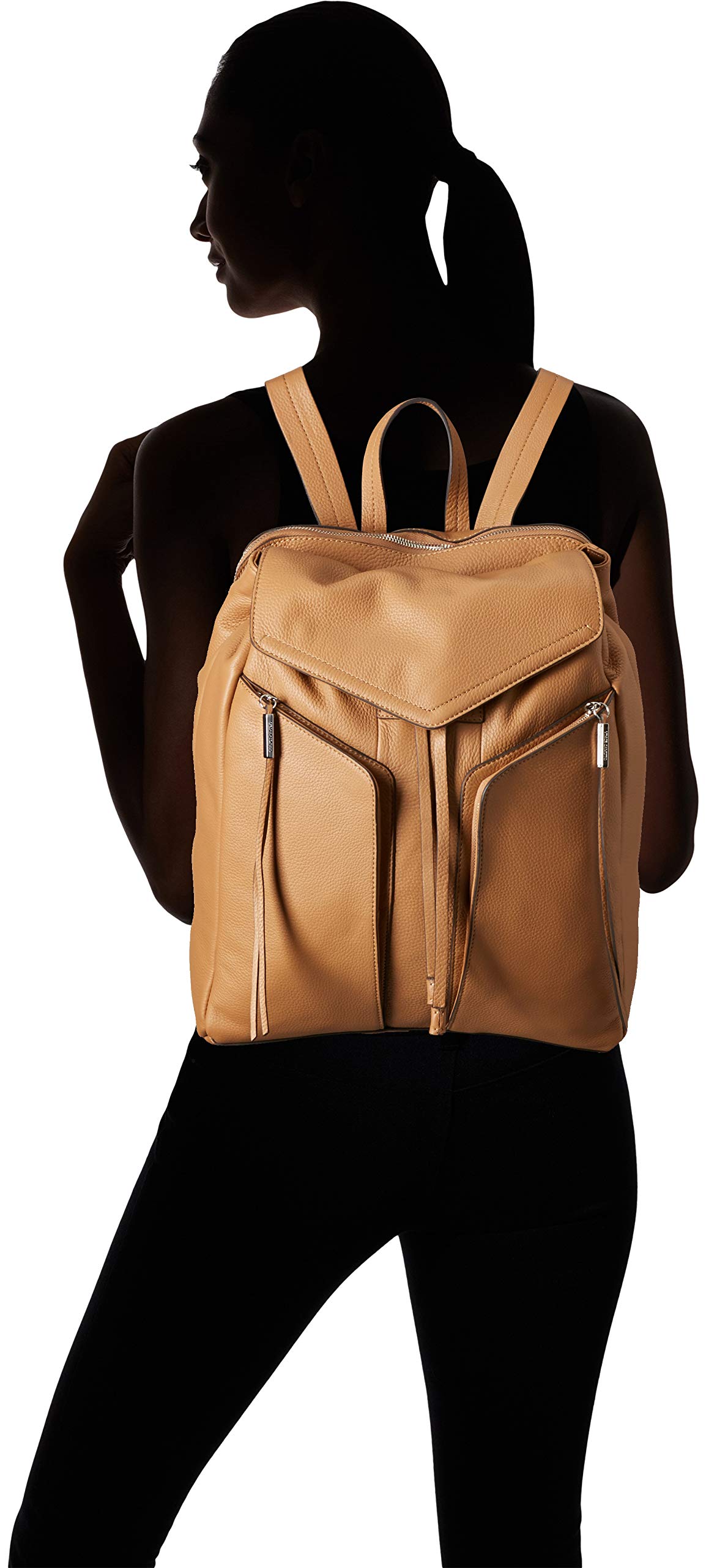 Vince Camuto Mika Backpack for Women - Stylish Leather Laptop Backpack with Adjustable Straps, Perfect for Work, Travel & College | Durable & Fashionable Daypack for Professionals & Students
